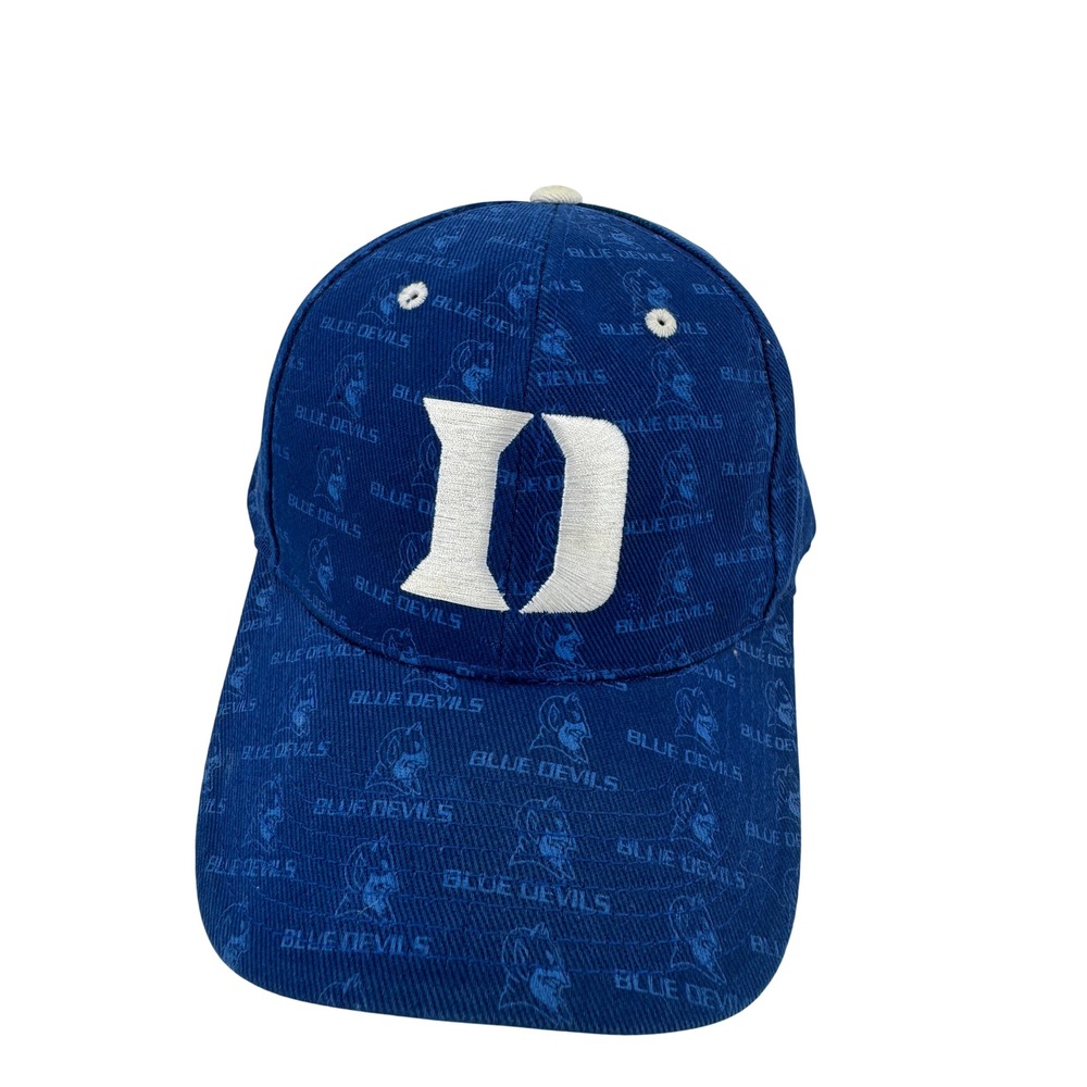 Duke Blue Devils Hat All Over Print Mens OSFM Blue All Over Print NCAA Cap
